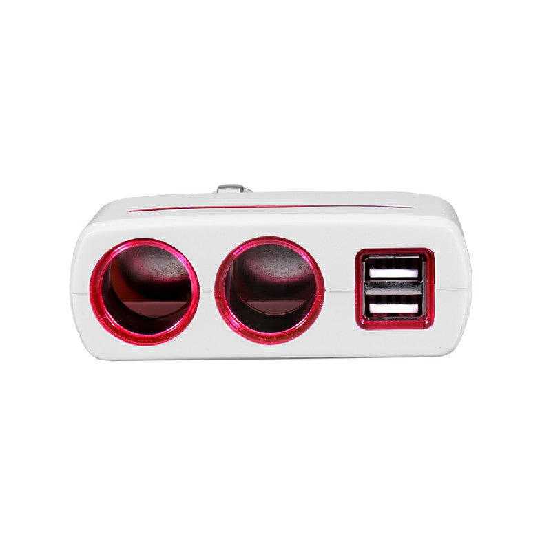 Multi Car Cigarette Socket 2 Way Lighter Splitter Charger Power Adapter Dual USB