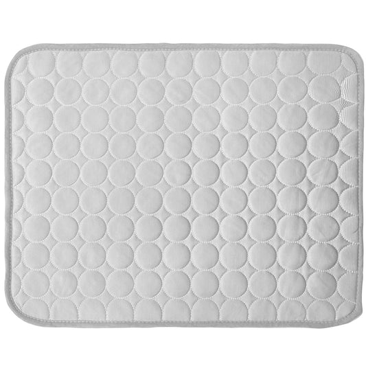 Self Cooling Pet Dog Cat Mat Heat Relief Non-Toxic Summer Pad 150x100cm XXL Grey