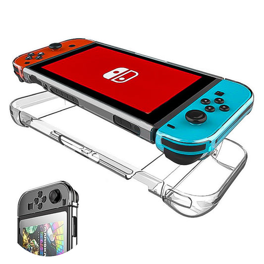 5 in 1 Nintendo Switch Transparent Clear Shockproof Protective Hard Case Cover