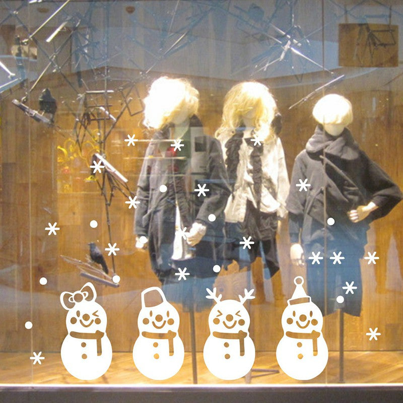 Christmas 3D Removable Window Wall Stickers Decor Xmas Home Shop Decorations - AFC8010
