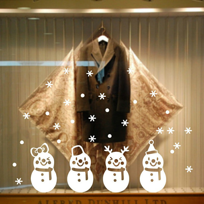 Christmas 3D Removable Window Wall Stickers Decor Xmas Home Shop Decorations - AFC8010