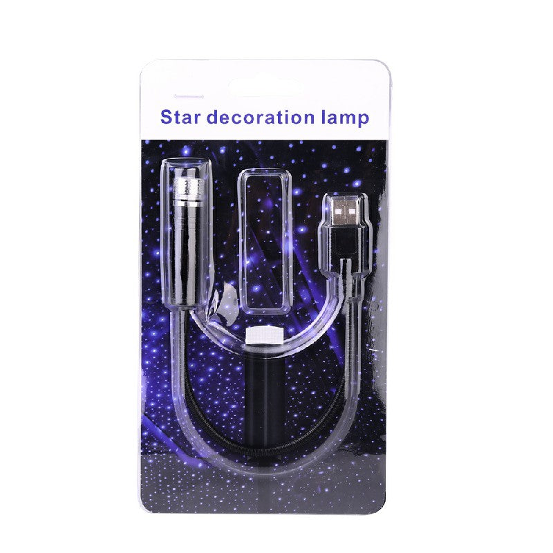 USB LED Car Roof Atmosphere Star Lamp Ambient Night Lights Interior Projector