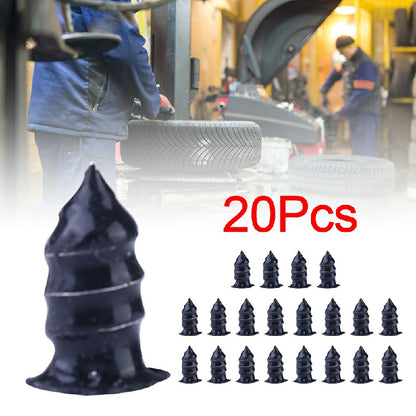 20 pcs Car Vacuum Tire Repair Tubeless Tire Repair Rubber Nails - S