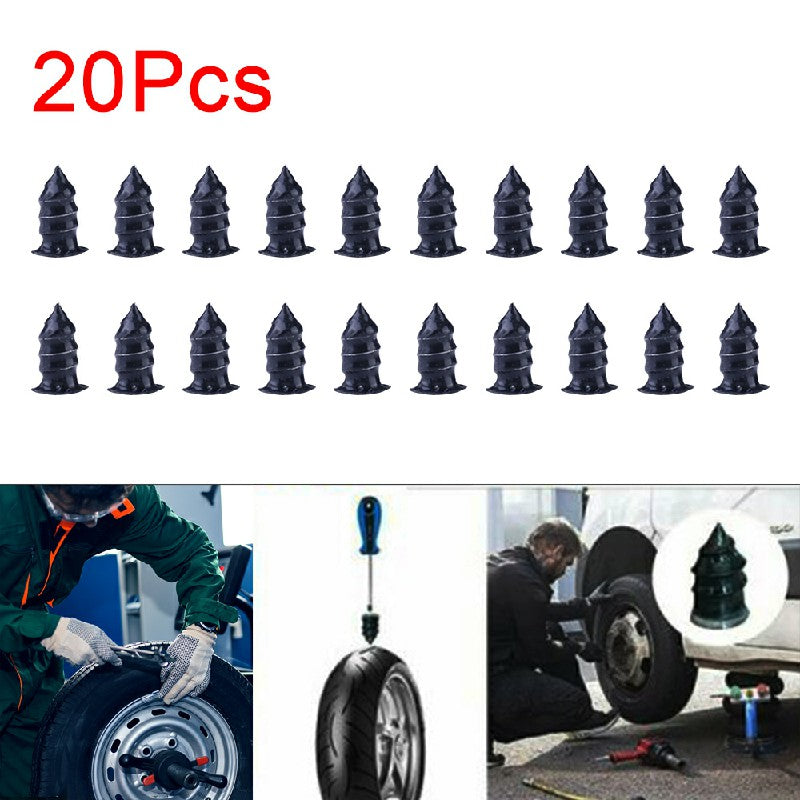 20 pcs Car Vacuum Tire Repair Tubeless Tire Repair Rubber Nails - S