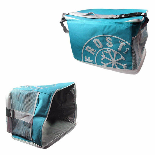 16L Ice Bag Insulated Cooler Bag for Travel Camping - Random Colour