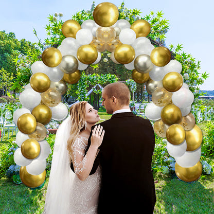 120Pcs DIY Party Balloons Arch Garland Kit Latex Balloon for Wedding Birthday Graduation Party.