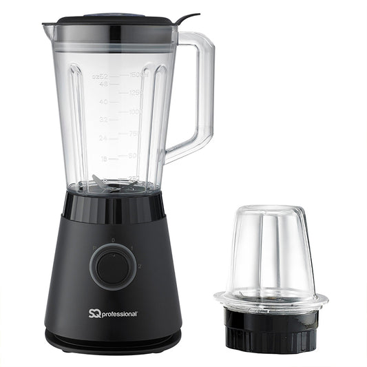 600W Professional 2 in 1 Blitz Blender and Grinder - Black