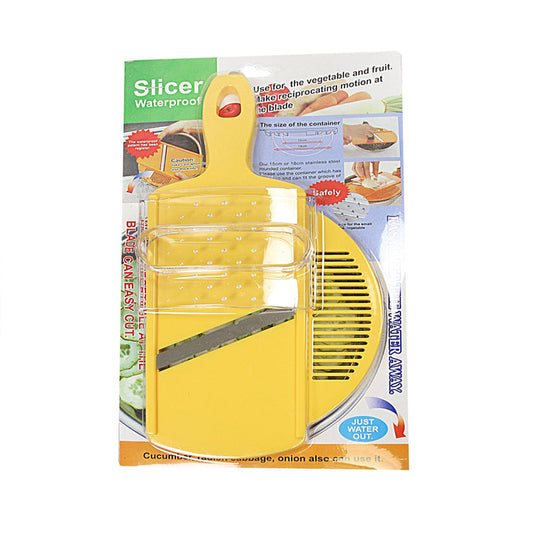 Plastic Vegetable Slicer Flat Mandoline Slicer - Random Colour